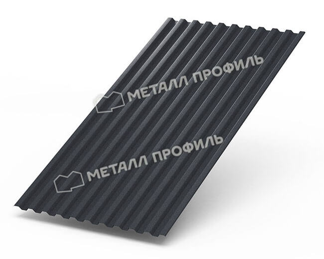 Профнастил С21 х 1000 - B (Steelmatt-20-7024-0.4±0.08мм) в Краснознаменске