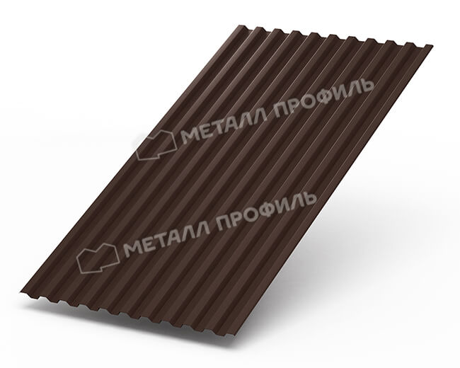 Профнастил С21 х 1000 - B (Steelmatt-20-8017-0.4±0.08мм) в Краснознаменске