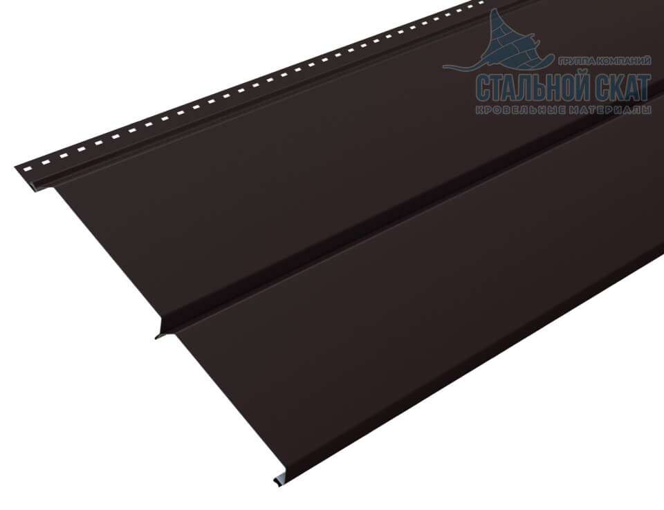 Сайдинг Lбрус-XL-14х335 (VALORI-20-DarkBrown-0.5) в Краснознаменске