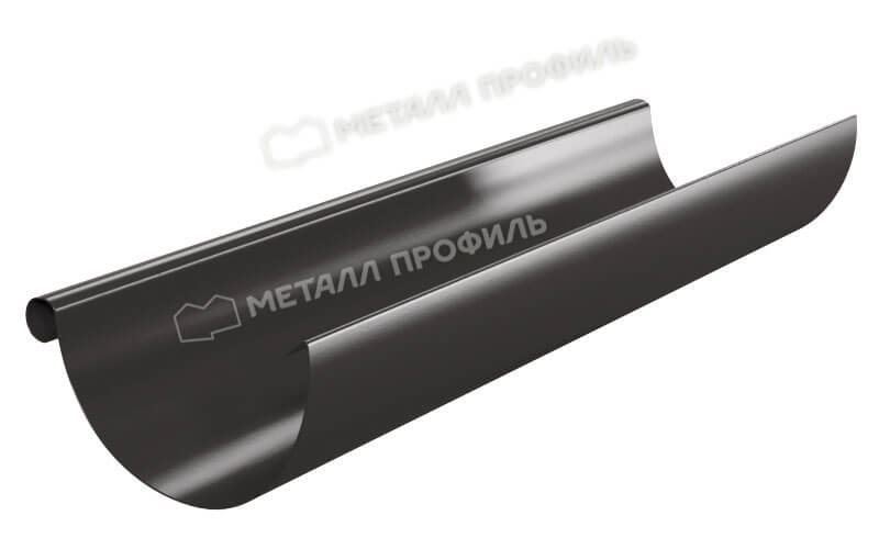 Желоб водосточный D125х3000 Foramina Freeze (FRZ_D-01-Темный Брауни\Темный Брауни-0.5)